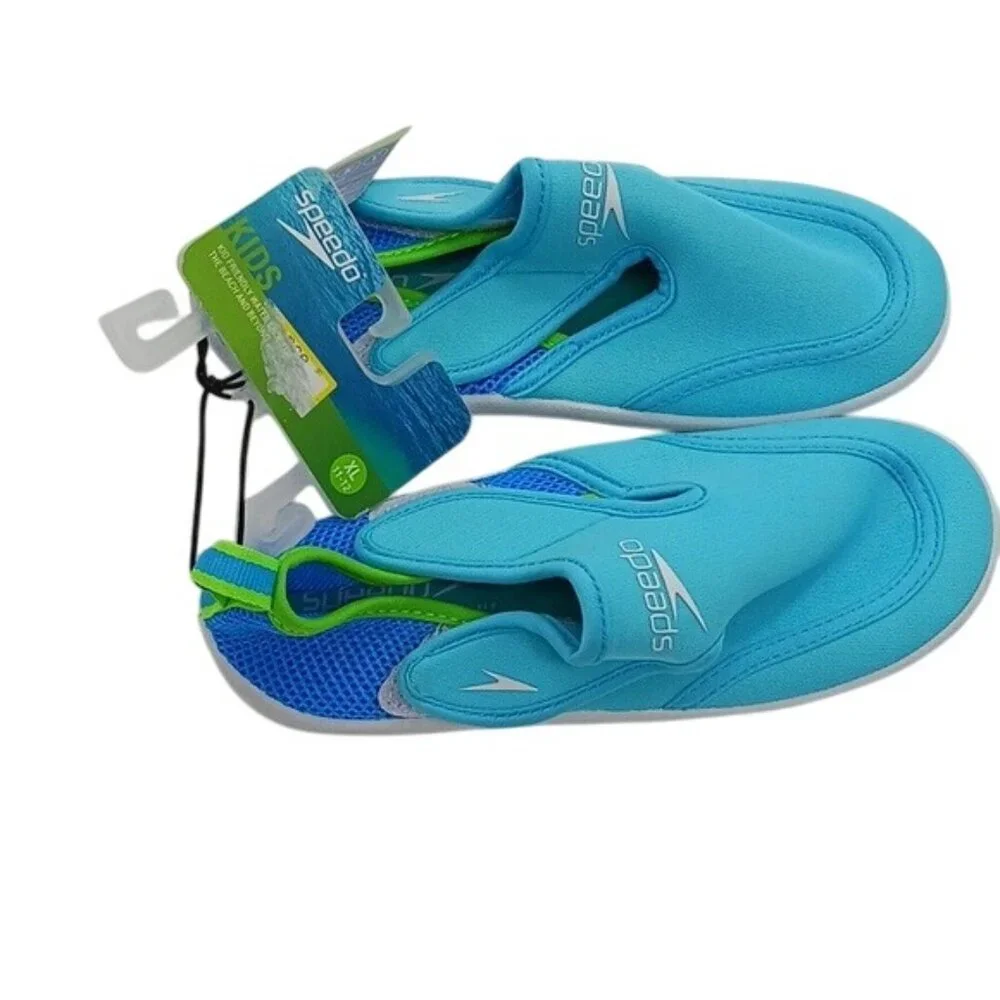 Speedo Boys XL 11-12 Water Shoes Aqua Socks Swim Beach Pool NWT